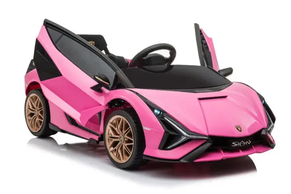 Elektro Kinderauto, Lamborghini Sian, lizenziert,12V Akku, 2 Motoren- 2,4Ghz Fernsteuerung, MP3, Ledersitz+EVA